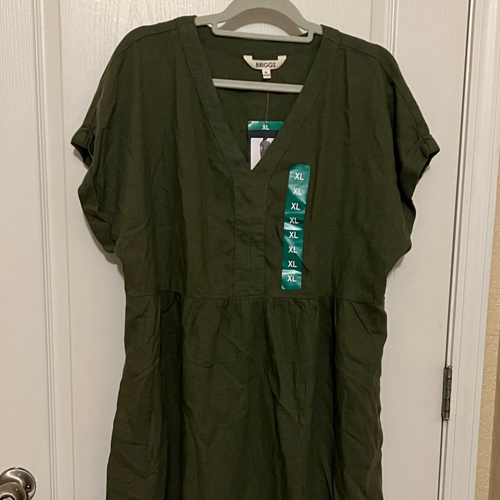 Briggs Olive Green dress